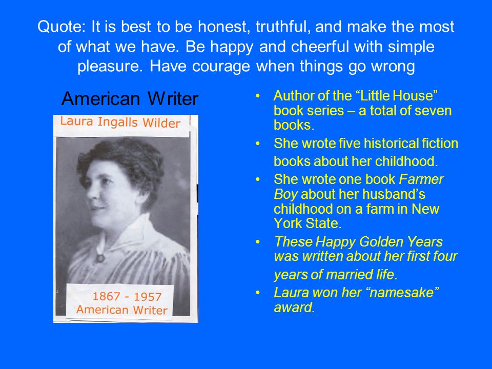 Laura Ingalls Wilder Literacy Award Medal Photo Images originated from the U.S.