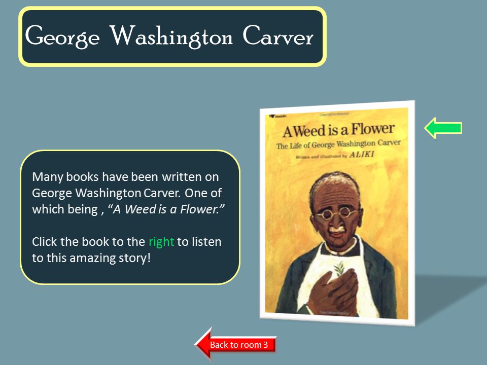 VIRTUAL MUSEUM OF NATIVE AMERICAN WOMEN DAILY LIFE FAMOUS WOMEN MATRILINEAL TRIBES CREATION MYTHS CURATOR INFORMATION Name of Museum George Washington Carver Back to room 3 Many books have been written on George Washington Carver.