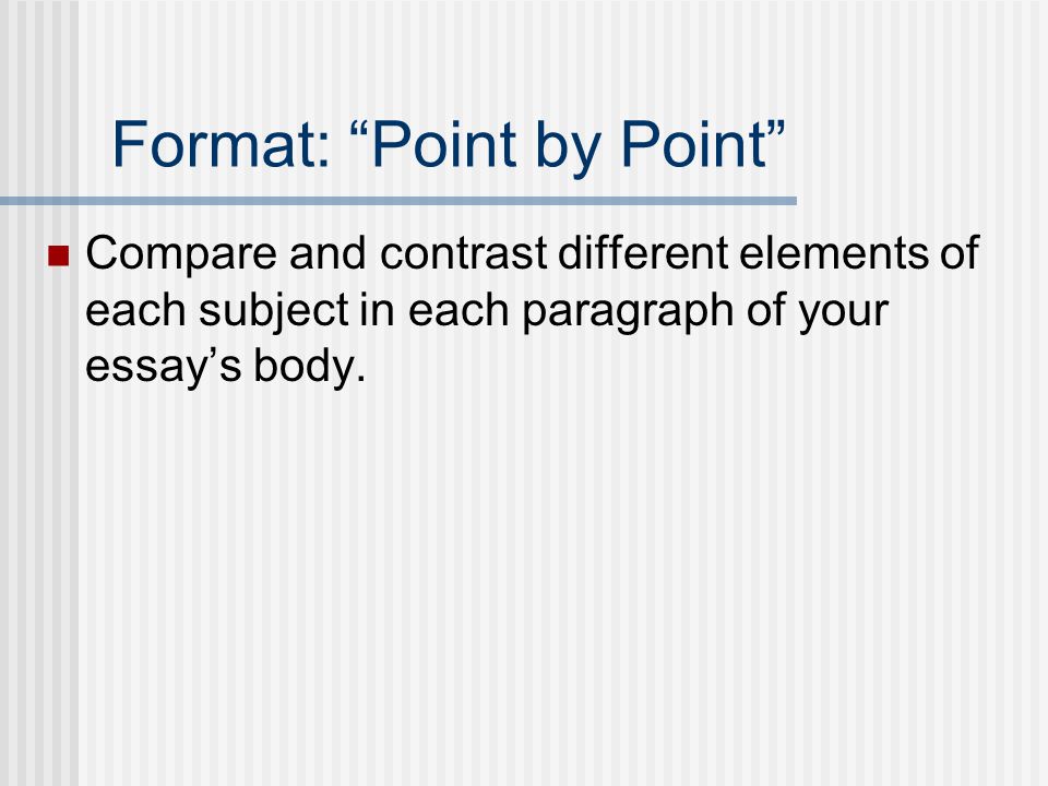 point by point format essay point by point format essay
