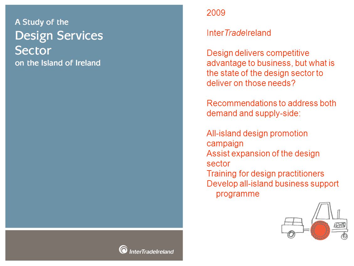 2009 InterTradeIreland Design delivers competitive advantage to business, but what is the state of the design sector to deliver on those needs.