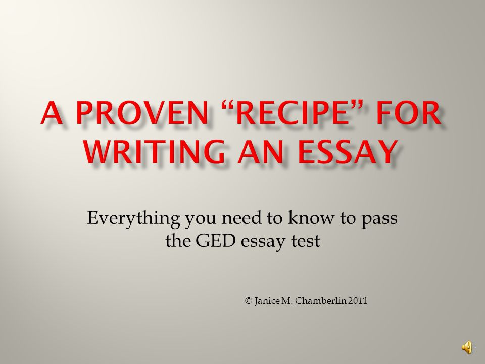 write basic ged essay write basic ged essay