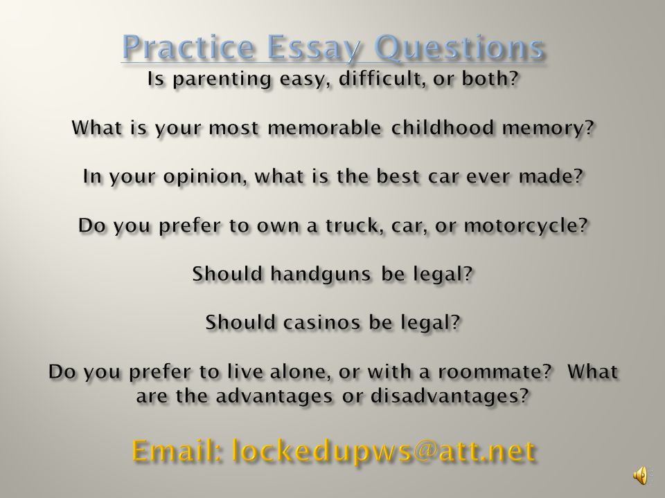 Childhood Memories Essays