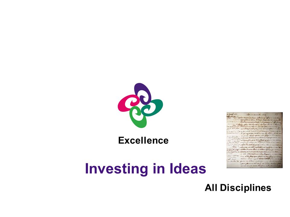 Excellence Investing in Ideas All Disciplines