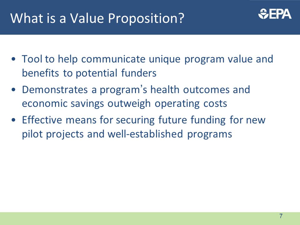 What is a Value Proposition.