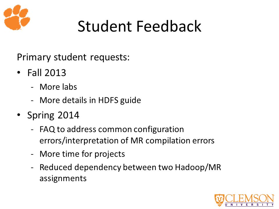 student projects on hadoop