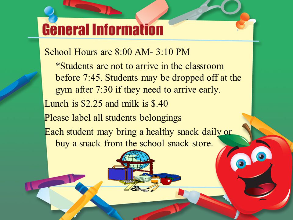 School Info Welcome to St.