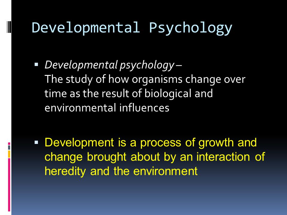 Developmental Psychology Essay