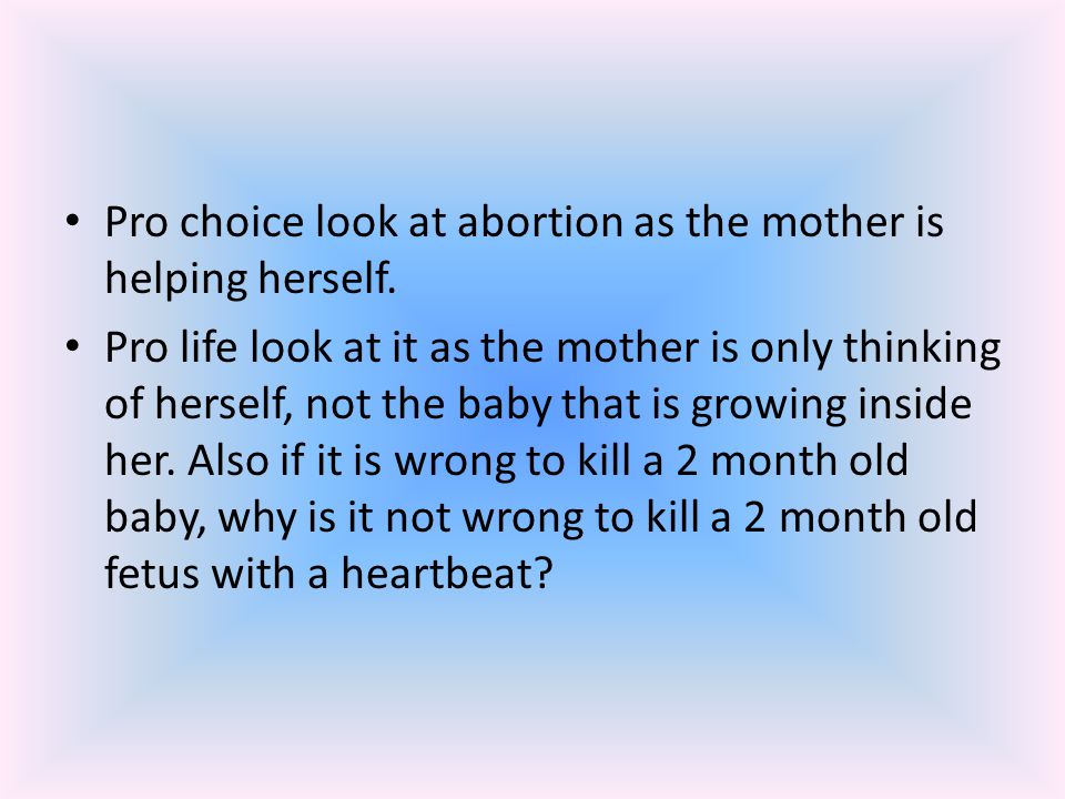 pro-life thesis statements pro-life thesis statements
