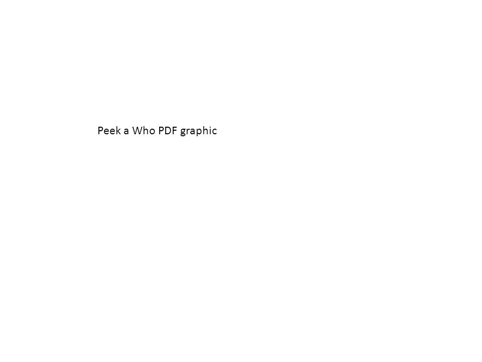 Peek a Who PDF graphic