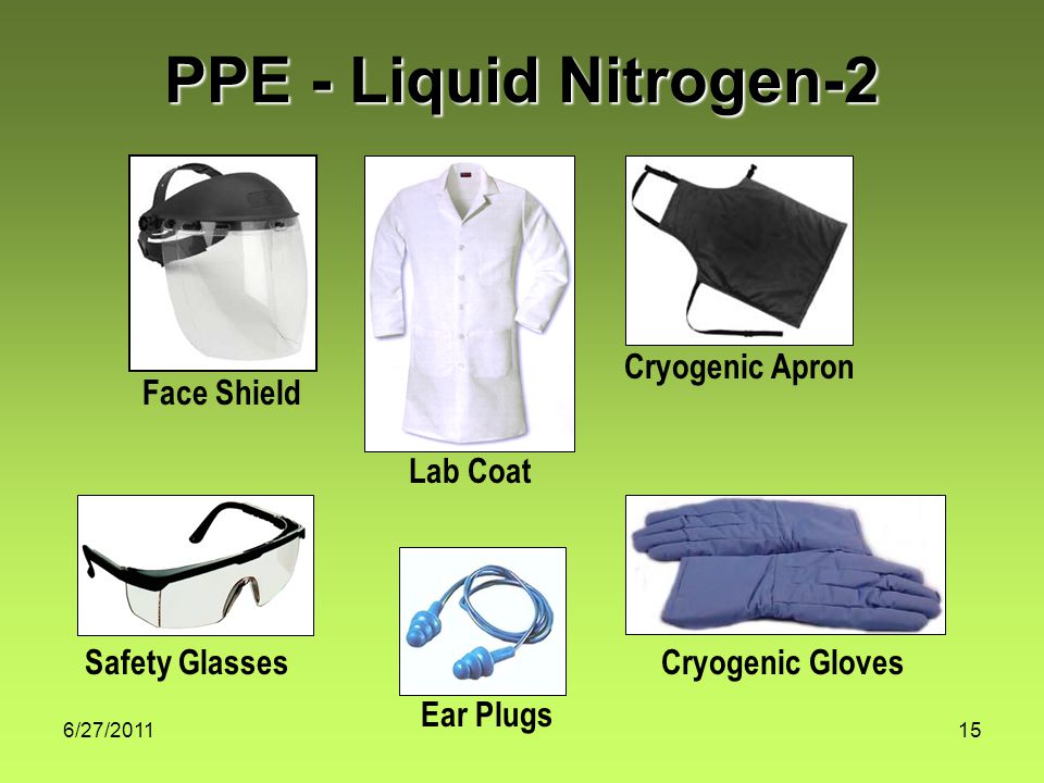 6/27/ Face Shield Safety Glasses Lab Coat Ear Plugs Cryogenic Apron Cryogenic Gloves PPE - Liquid Nitrogen-2