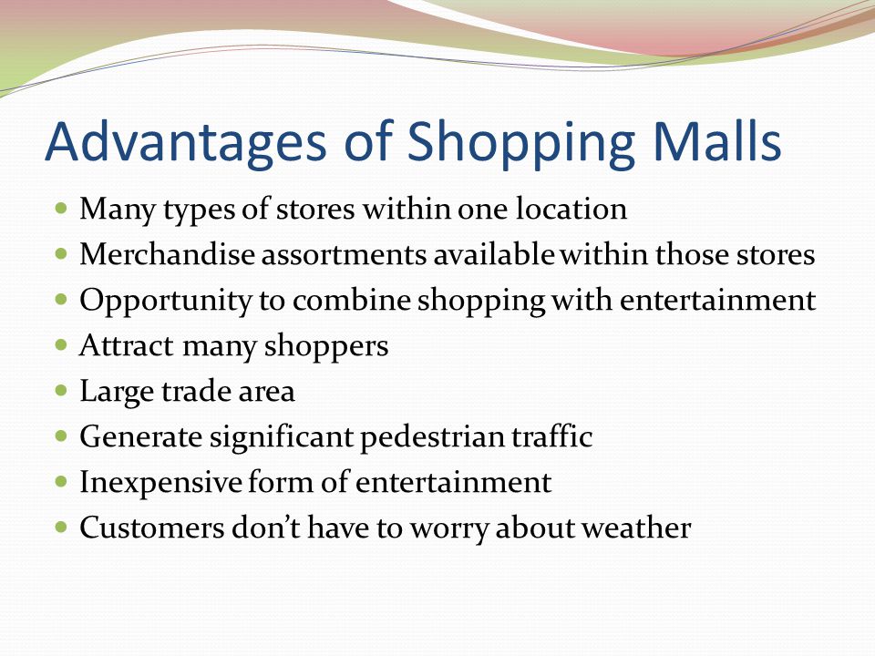 Shopping Centers Group of retail and other commercial establishments that are planned, developed, owned, and managed as a single property