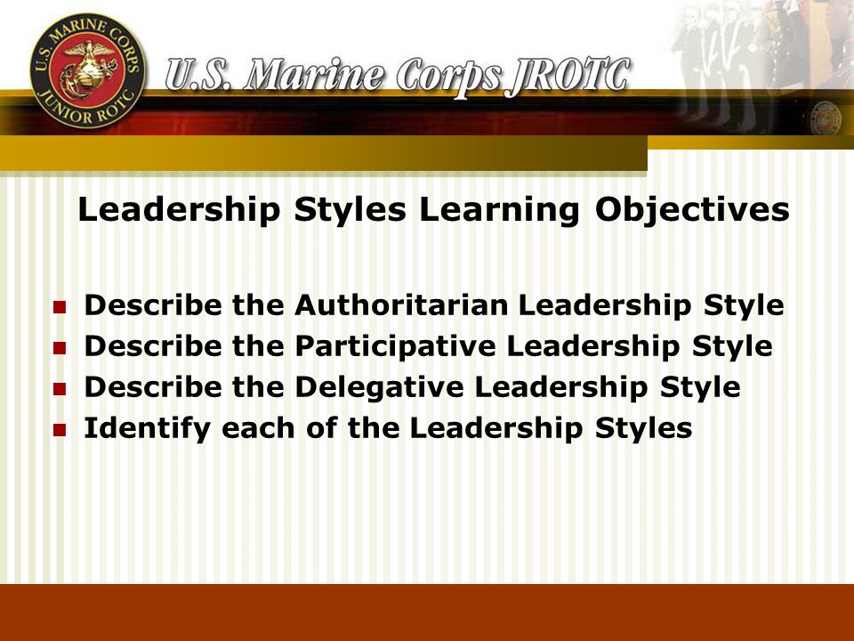 describe leadership styles