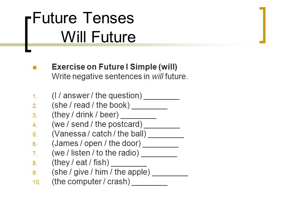 Ipcenglishschool 6th Grade Resultado De Imagen Para Simple Future Will Exercises