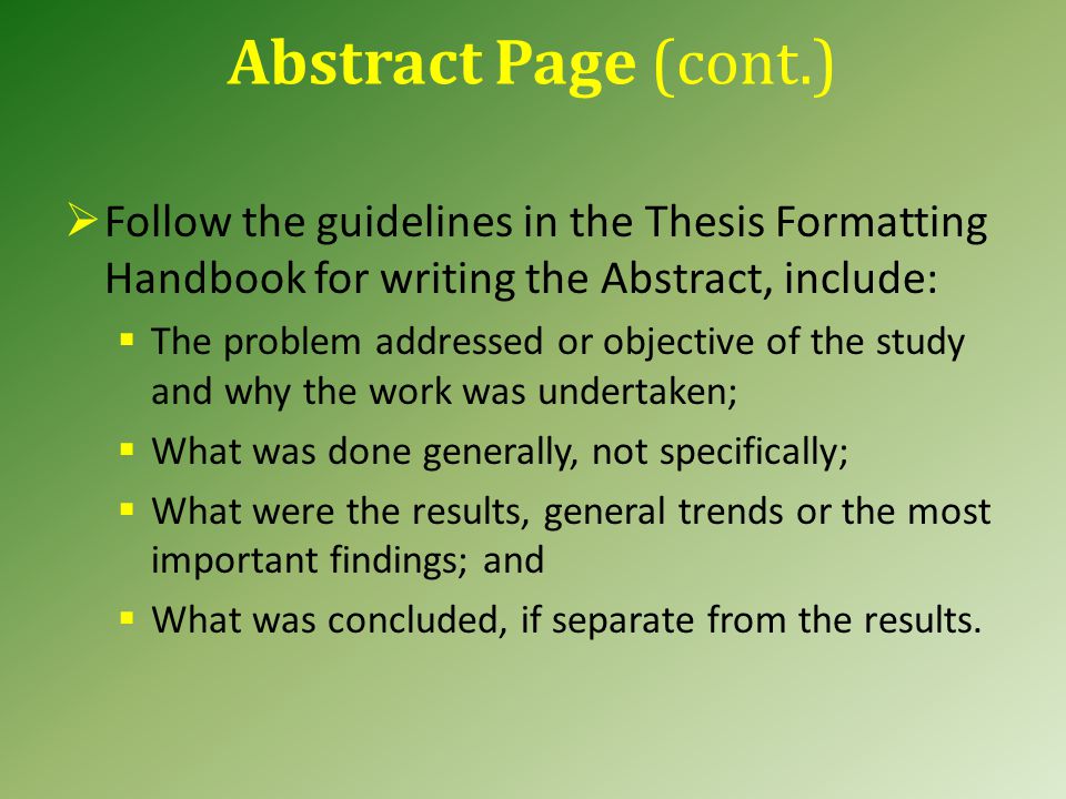 what is an abstract in a thesis paper what is an abstract in a thesis paper