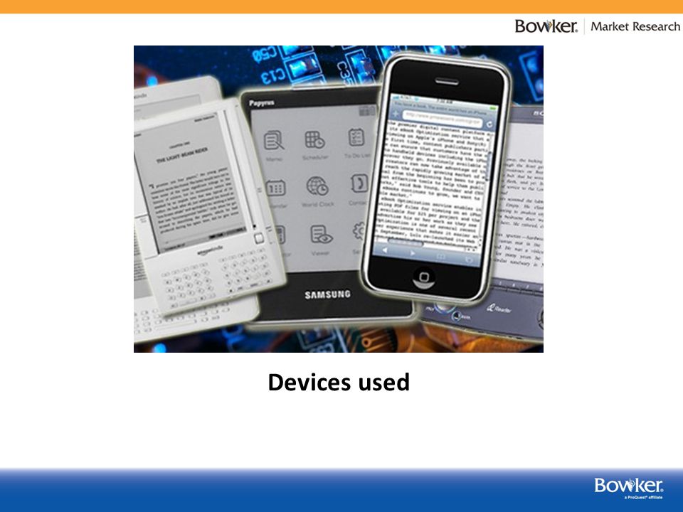 Devices used