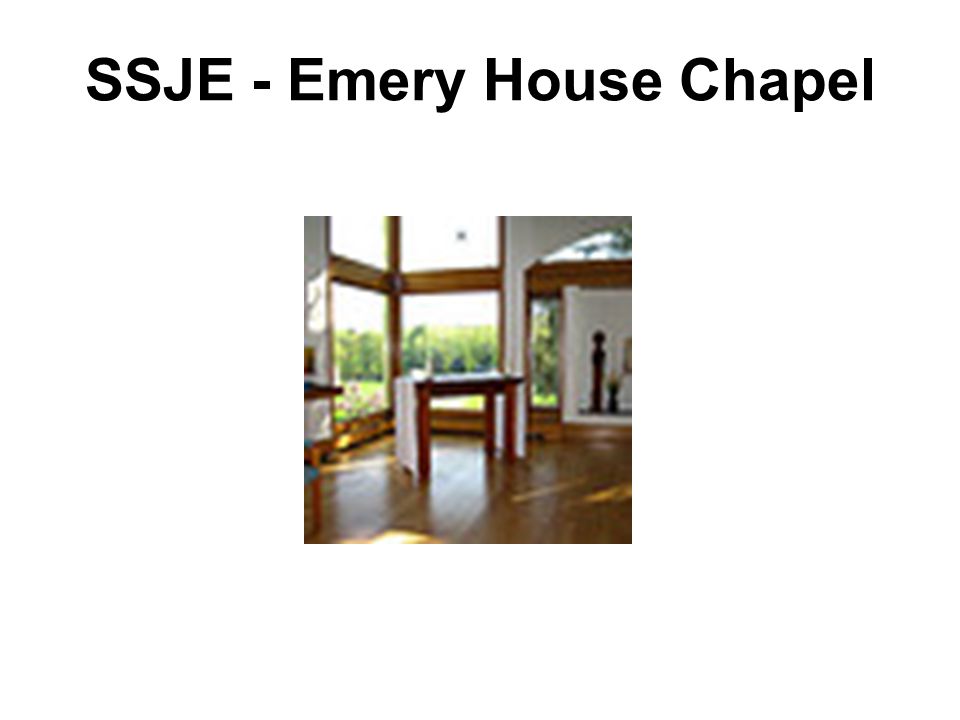 SSJE - Emery House Chapel