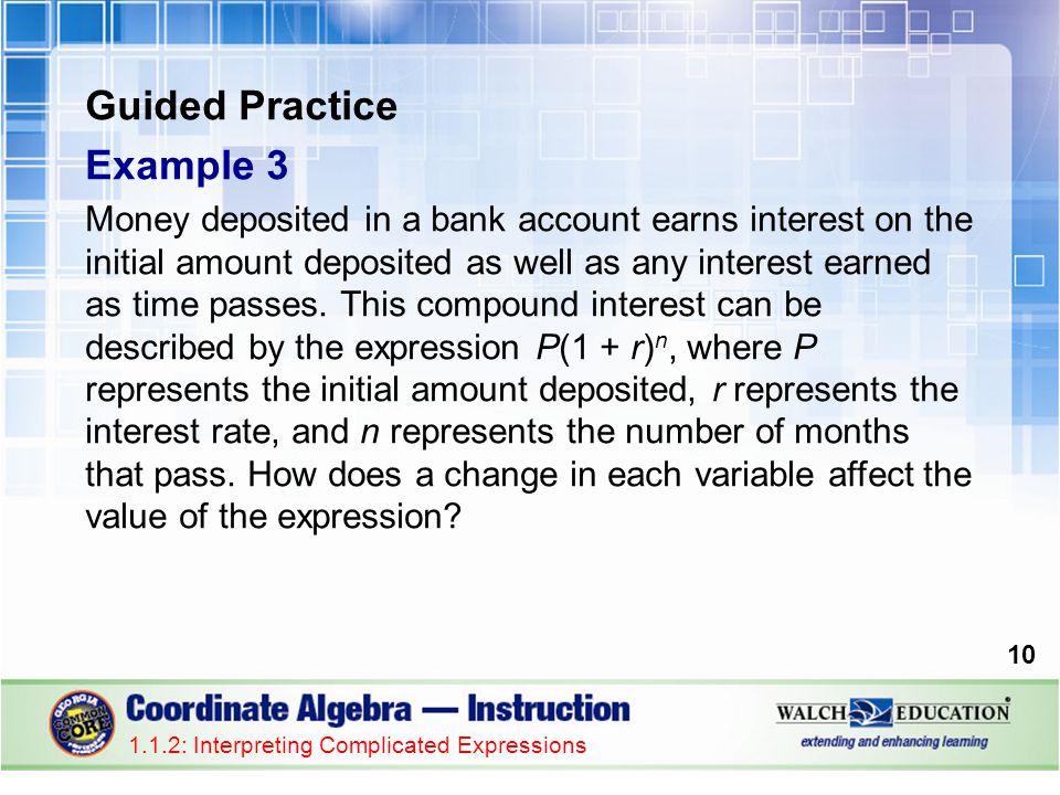Practice 1 2 Algebraic Expressions Katinabags Com Algebra Basics Exponents Examples