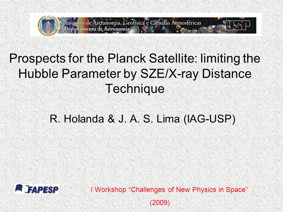 Prospects for the Planck Satellite: limiting the Hubble Parameter by SZE/X-ray Distance Technique R.