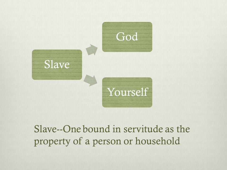 Slaves to Righteousness Romans 6: Shall we sin because we are not under the law but under grace.