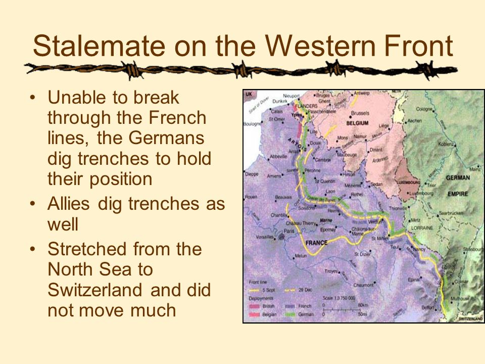 stalemate on the western front