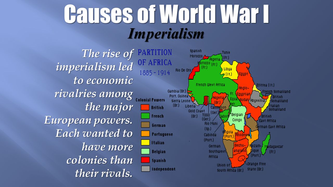 causes of world war 1 causes of world war 1