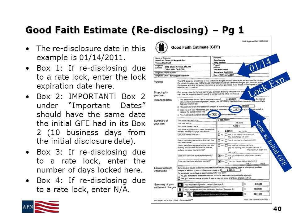 Printables Good Faith Estimate Worksheet good faith estimate vs initial fees worksheet intrepidpath gfe til disclosures how to get them right 2016 american