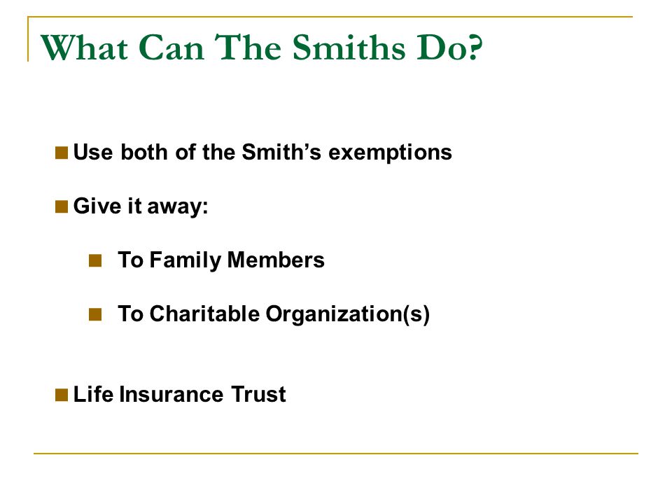 What Can The Smiths Do.