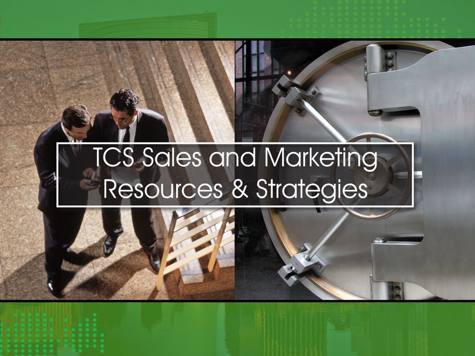 TCS Sales and Marketing Resources & Strategies