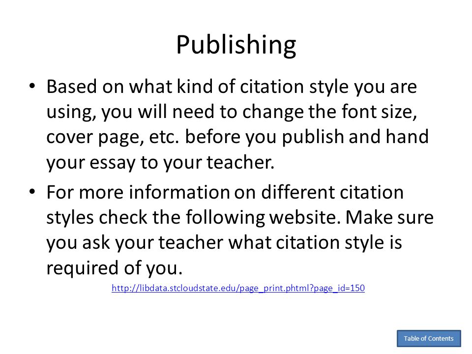 Cite essay apa formatting