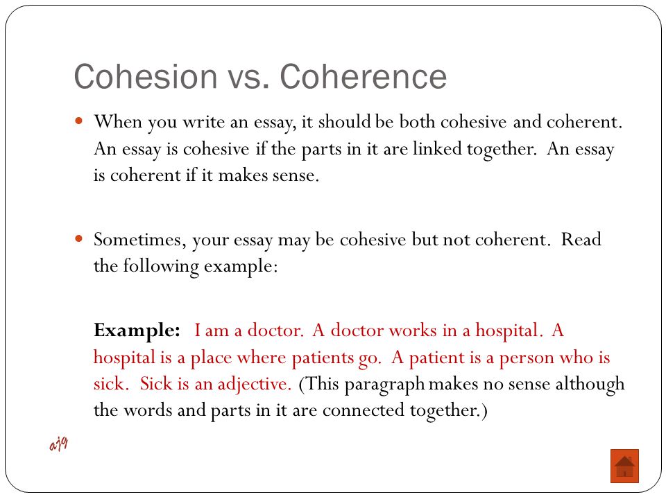 cohesion and coherence in the essay cohesion and coherence in the essay