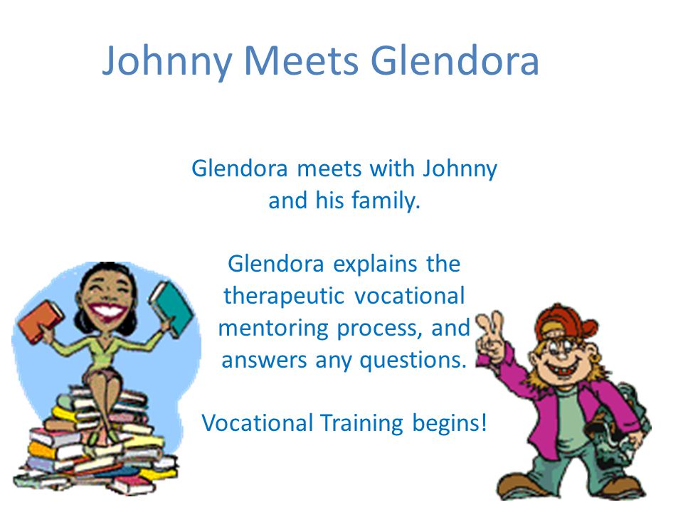 Johnny Meets Glendora Glendora meets with Johnny and his family.