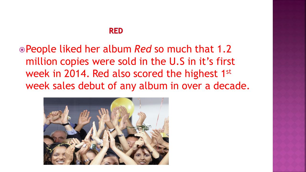  Taylor Swift just turned 24 this past December and she also wrote her latest hit album Red.