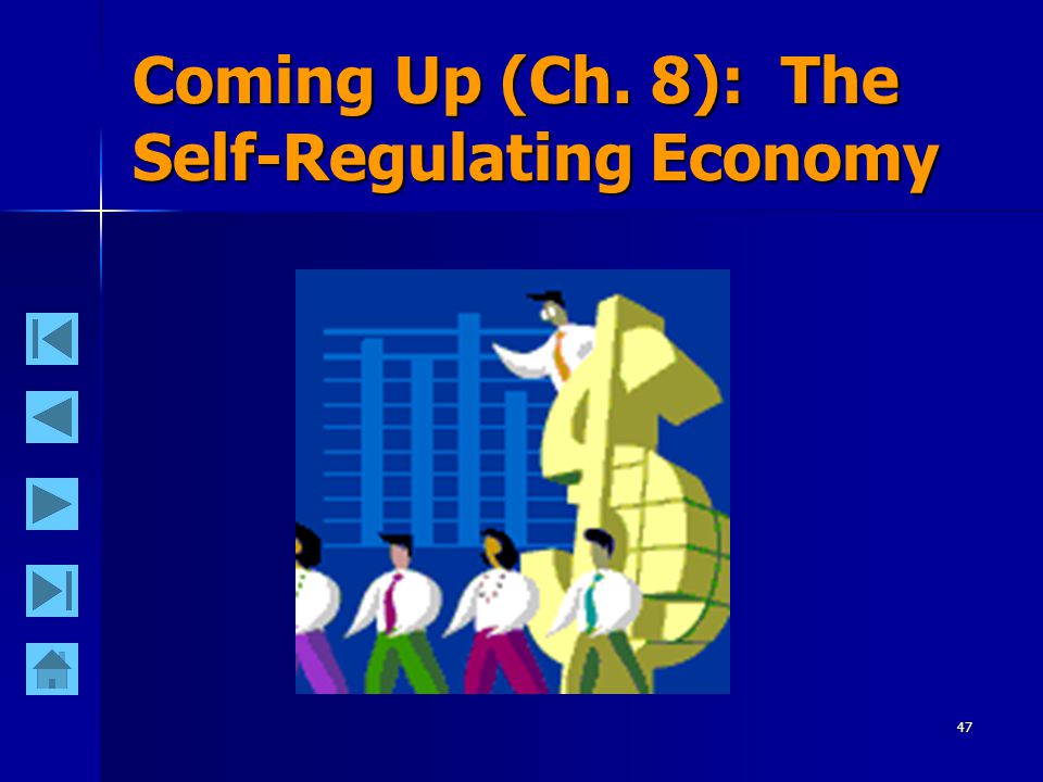 47 Coming Up (Ch. 8): The Self-Regulating Economy