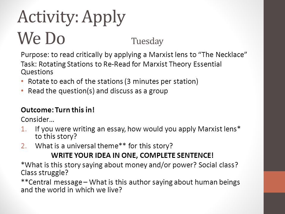 marxist essay marxist essay