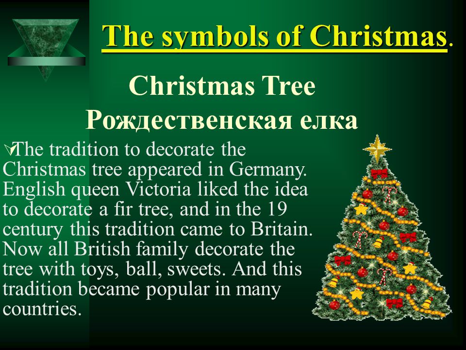 The symbols of Christmas The symbols of Christmas.