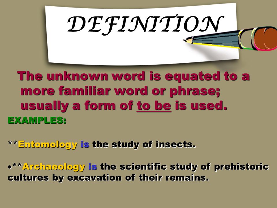 context clues definition