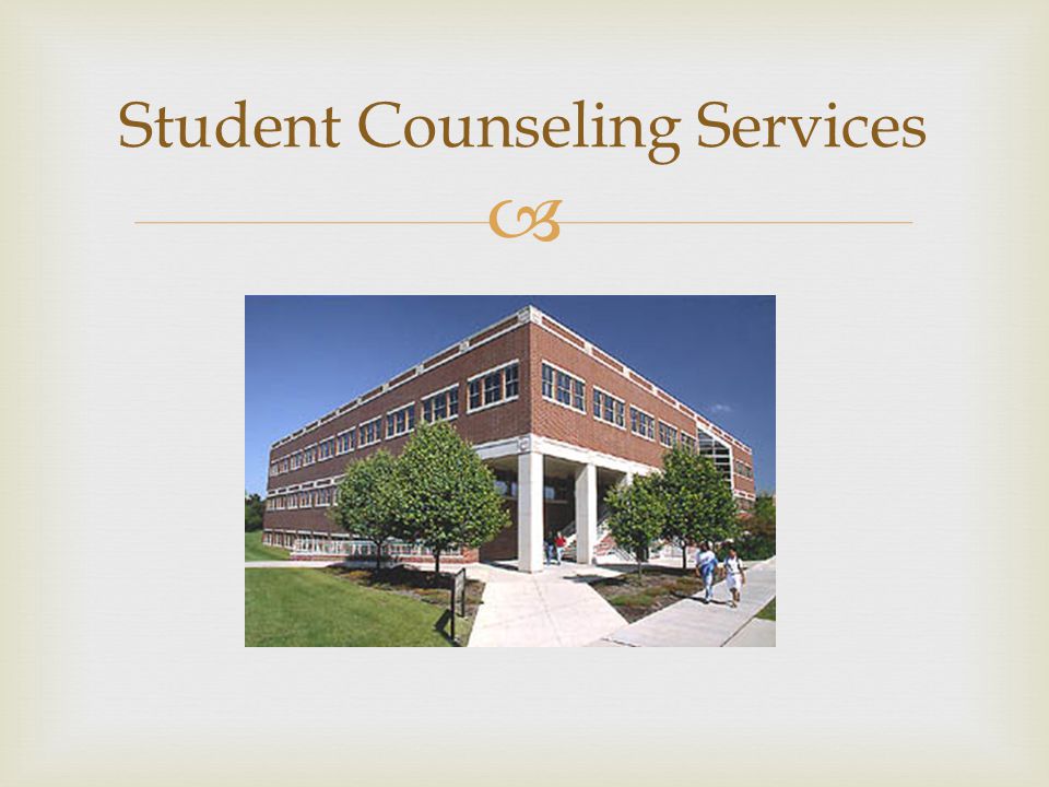  Student Counseling Services