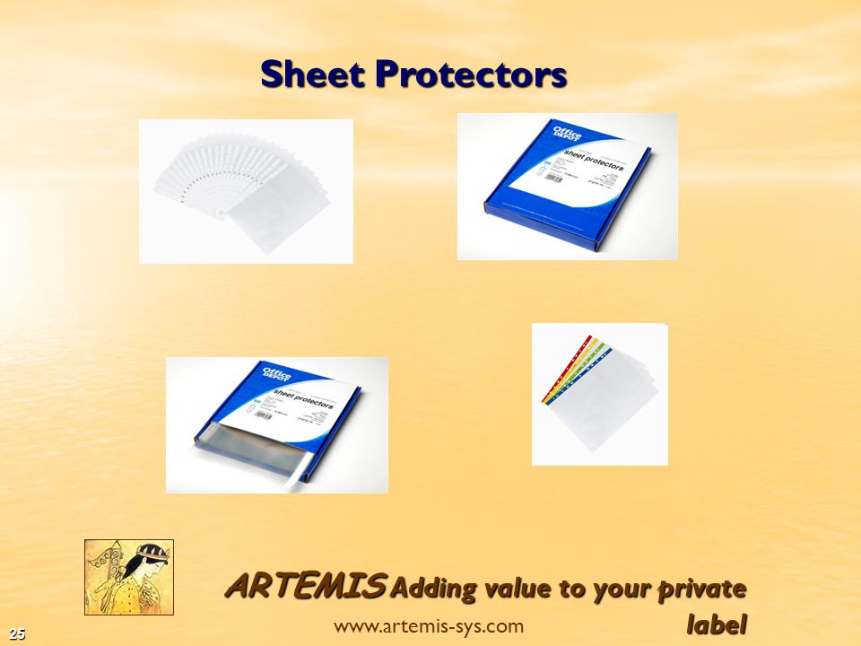 ARTEMIS Adding value to your private label   24 Filing Products