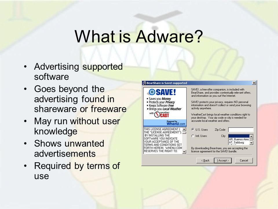 What is Adware.