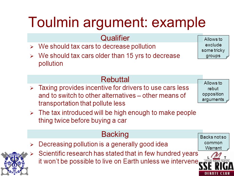 toulmin essay examples