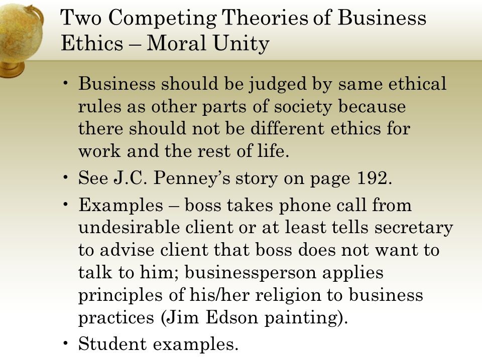 examples of work ethics