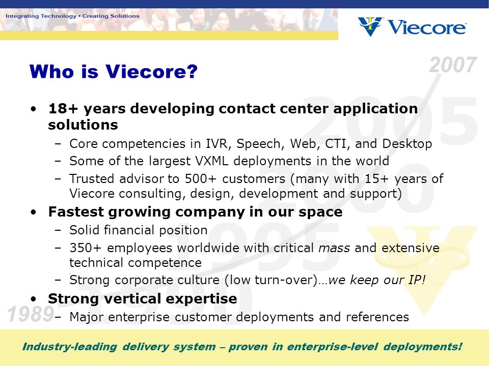 Who is Viecore.
