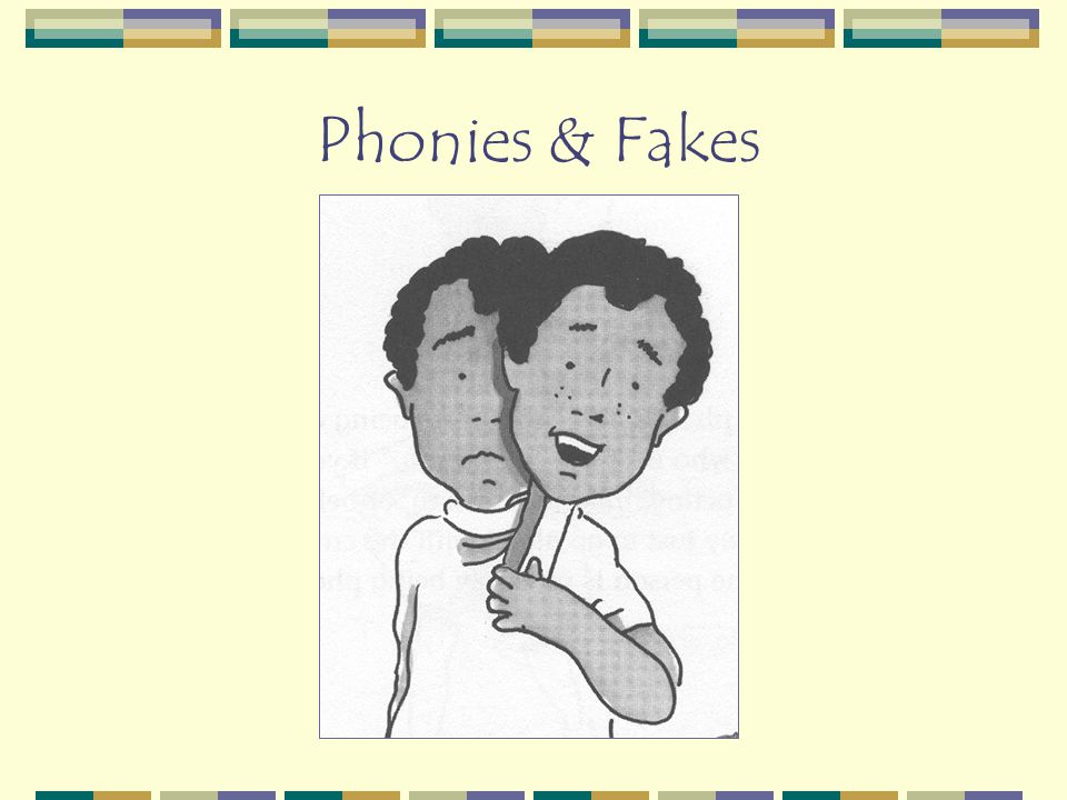 cliques, phonies & other baloney.