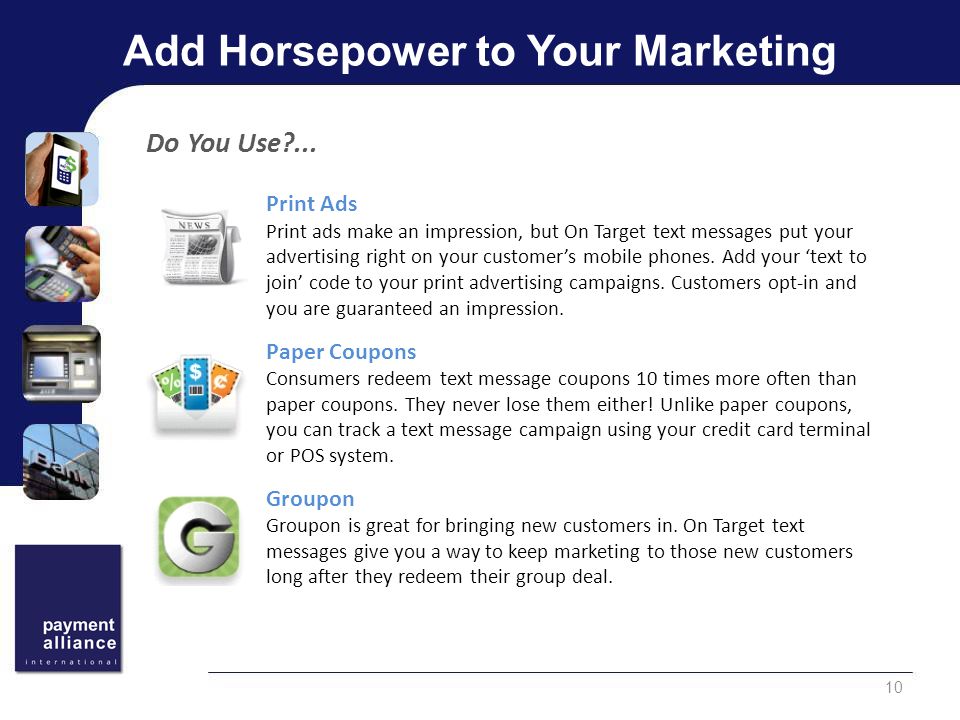Add Horsepower to Your Marketing 10 Do You Use ...