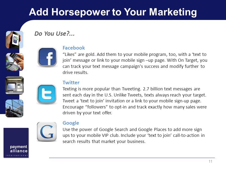 Add Horsepower to Your Marketing 11 Do You Use ...