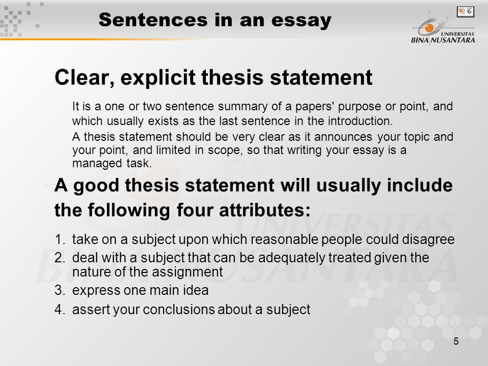 one main purpose of a thesis statement is to In composition, a thesis statement is a sentence in an essay, report, research paper, or speech that identifies the main idea and/or central purpose of the text also called the controlling idea (in rhetoric, a claim is similar to a thesis. one main purpose of a thesis statement is to In composition, a thesis statement is a sentence in an essay, report, research paper, or speech that identifies the main idea and/or central purpose of the text also called the controlling idea (in rhetoric, a claim is similar to a thesis.