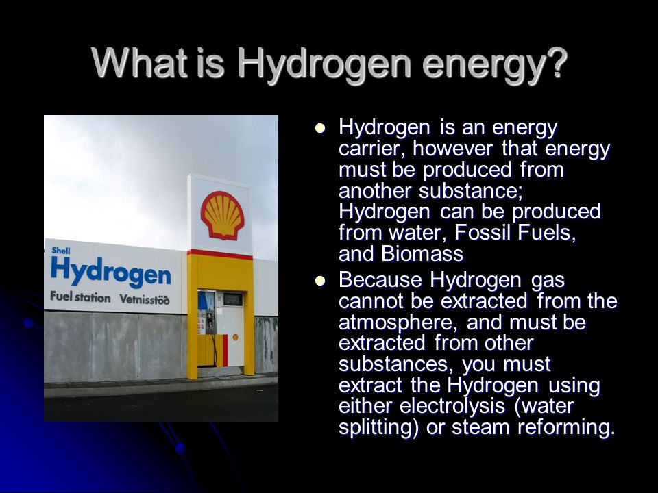 Hydrogen Energy By Brett Buscher, Sarah O’Connor, Alli McDonough, Bridget Lawson