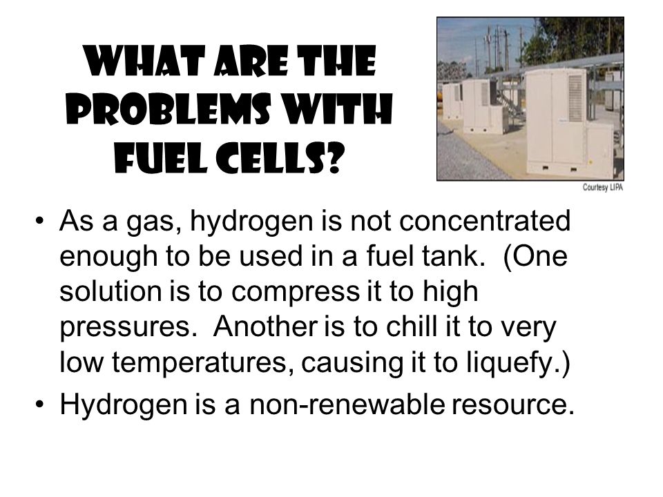 What are the Problems with Fuel Cells.