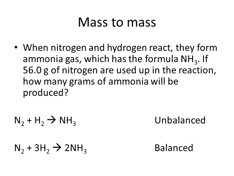 Ammonia Gas Equation Talkchannels Stoichiometry L What Is It Really Cooking Method Of Finding