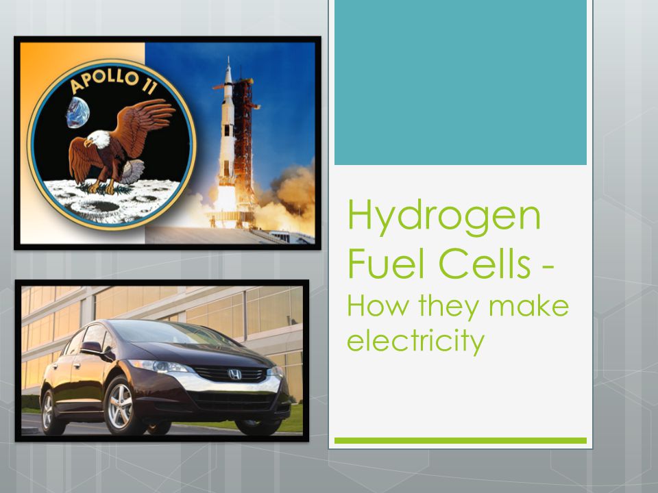 Hydrogen Fuel Cells - How they make electricity